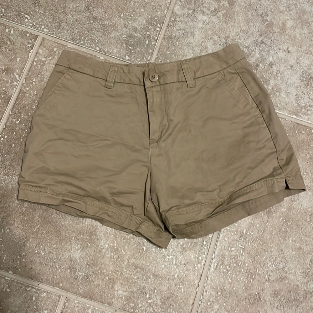 Magellan Shorts Tan Cotton and Spandex - Picture 1 of 5